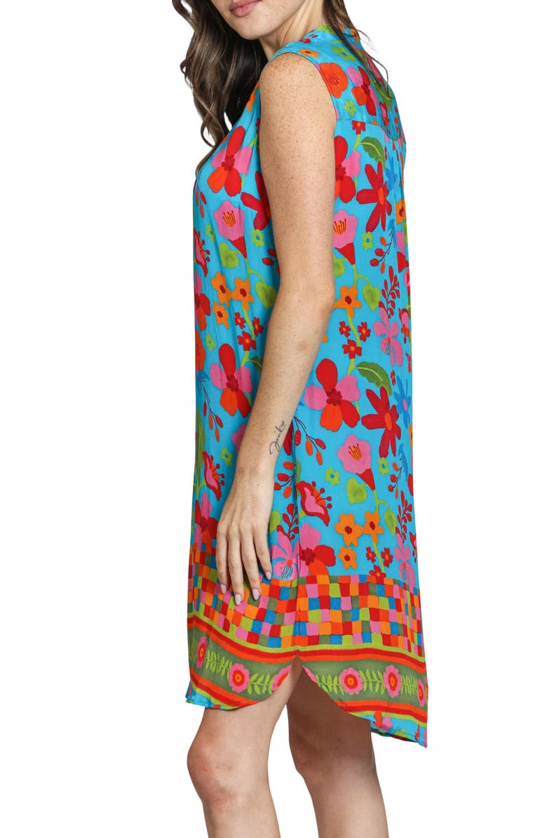 APNY Sleeveless Shift Dress, Alternate, color, Blue Multi
