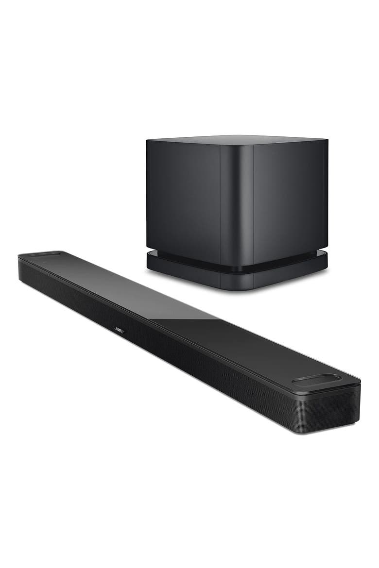 Smart Ultra Soundbar with Bass Module 500 Wireless Subwoofer, Main, color, Black
