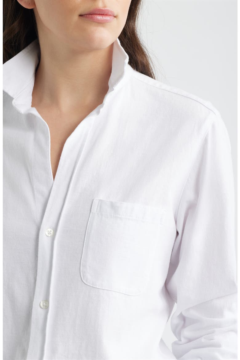 Waverly Cotton Shirt, Alternate, color, WHITE