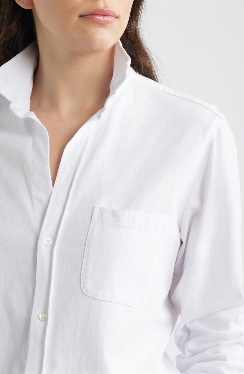 Frank & Eileen Waverly Cotton Shirt, Alternate, color, White