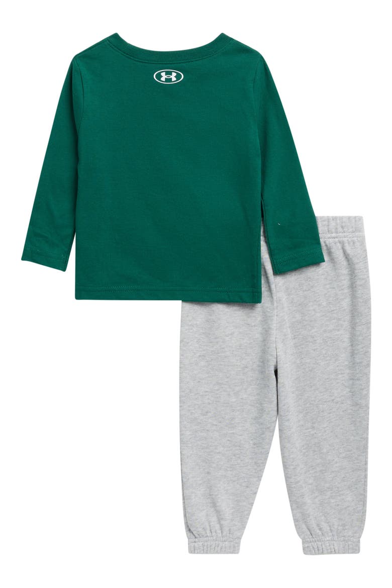 Kids' UA Make a Play T-Shirt & Joggers Set, Alternate, color, CAMPUS IVY