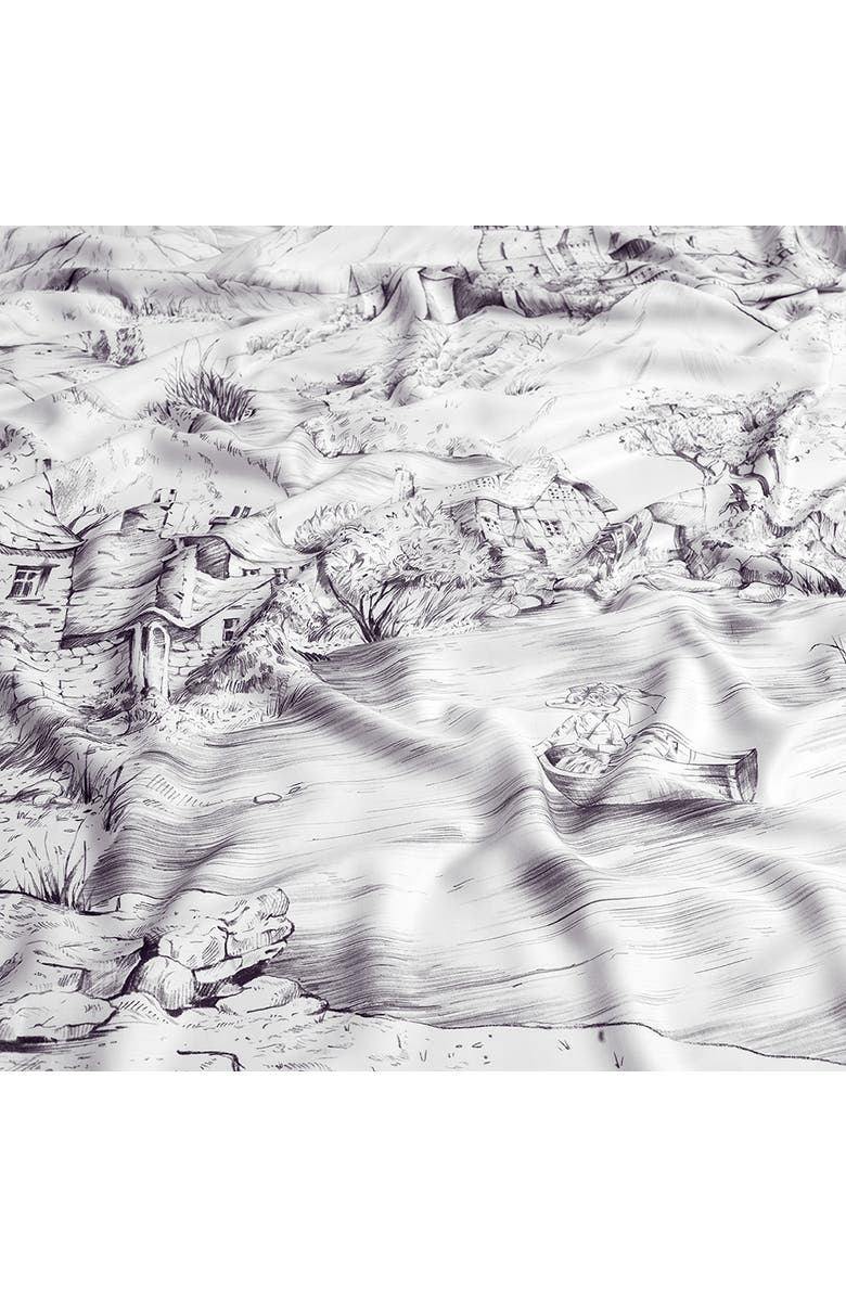 Togas Goranna pillowcase, Alternate, color, White