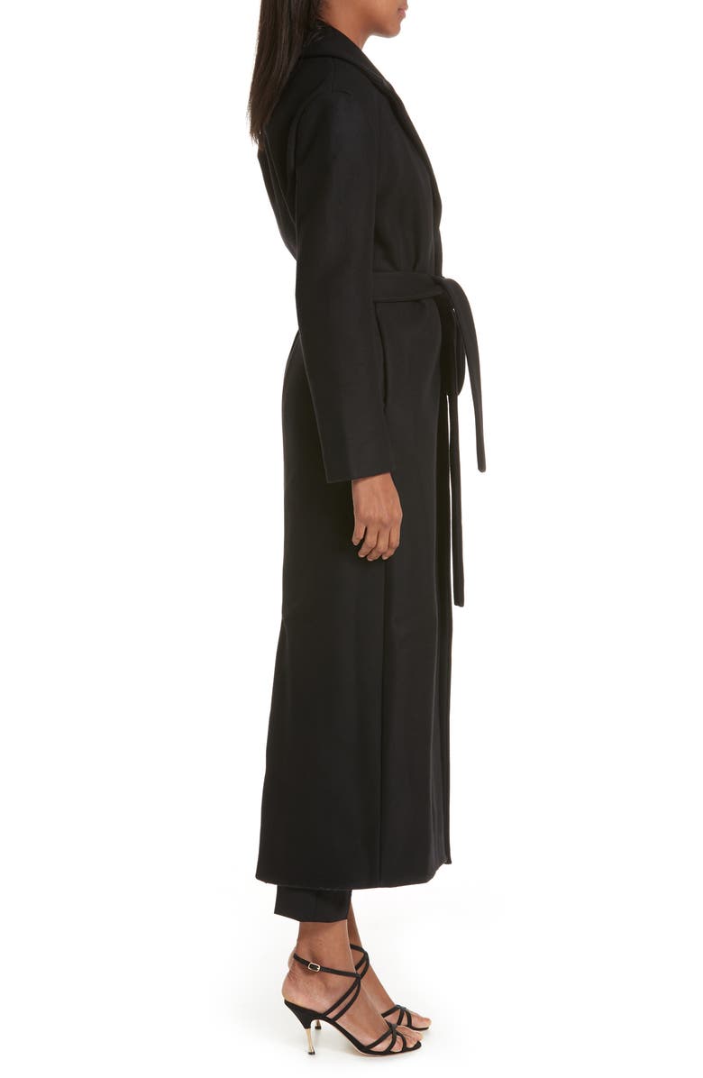 Jacquemus Le Manteau Aissa Belted Wool Blend Coat, Alternate, color, 