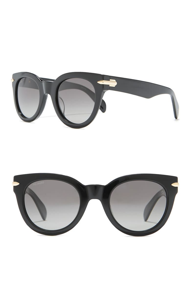 rag & bone Core 50mm Cat Eye Sunglasses, Main, color, 