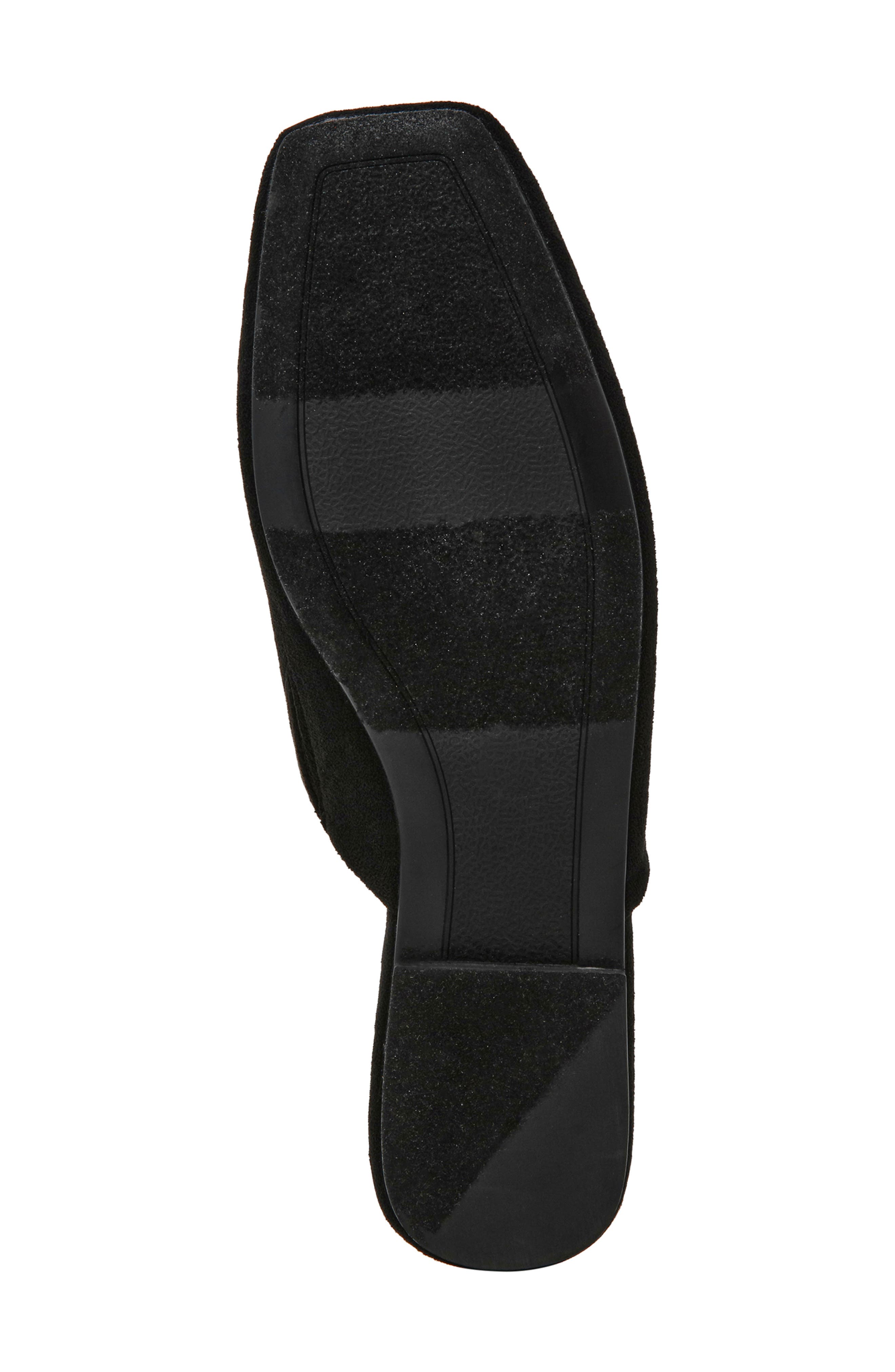 Felicia Mule, Alternate, color, BLACK FAUX SUEDE