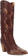 Dingo Untamed Genuine Calf Hair Western Boot
