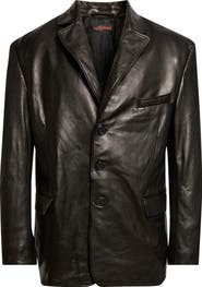 LU'U DAN Leather Blazer
