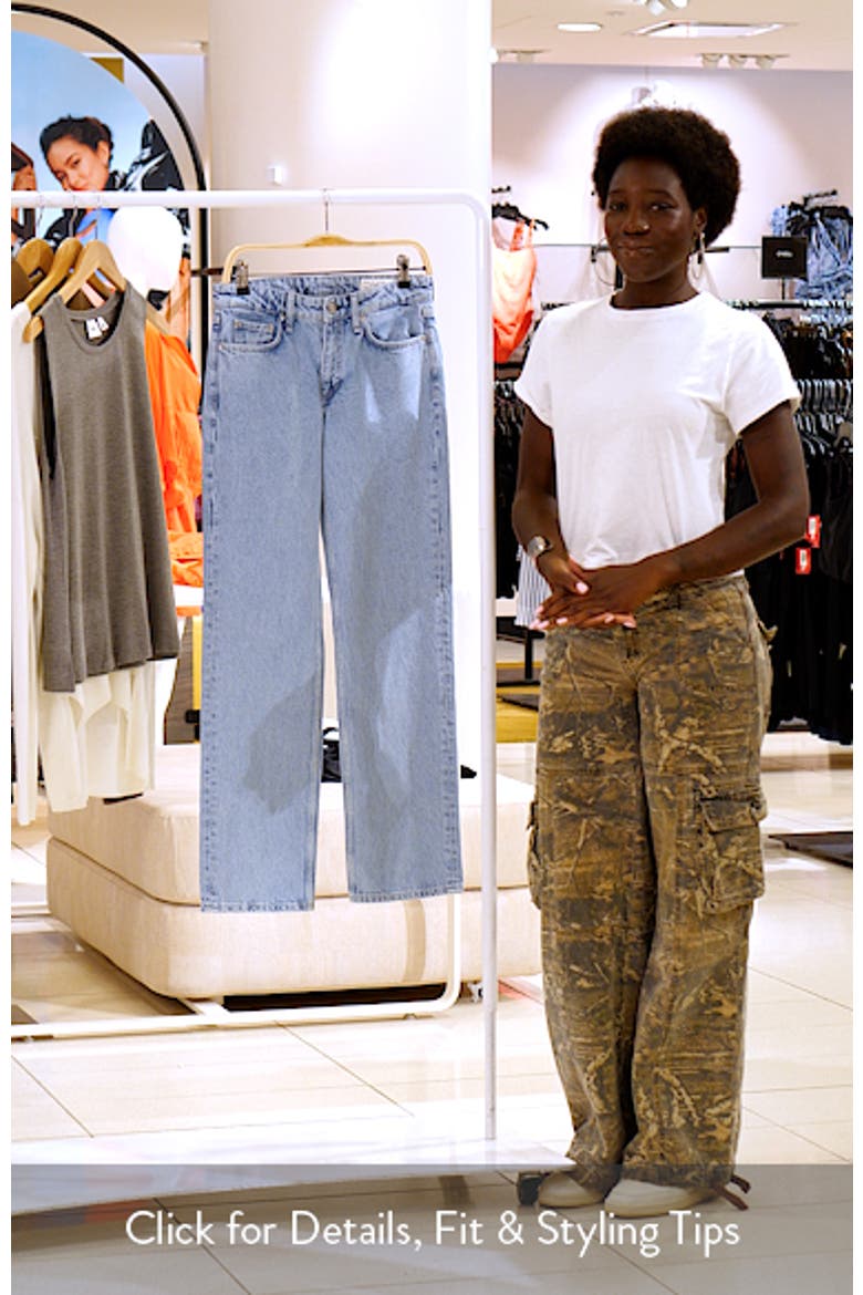 Harlow Low Rise Straight Leg Jeans video