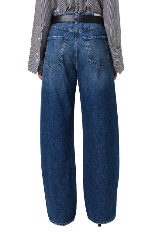 Citizen Of Humanity Annina High Rise Wide Leg Jeans In Starsign In Blue