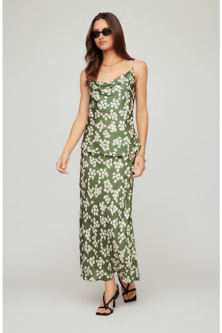 Floral Cowl Neck Camisole, Alternate, color, PRINT