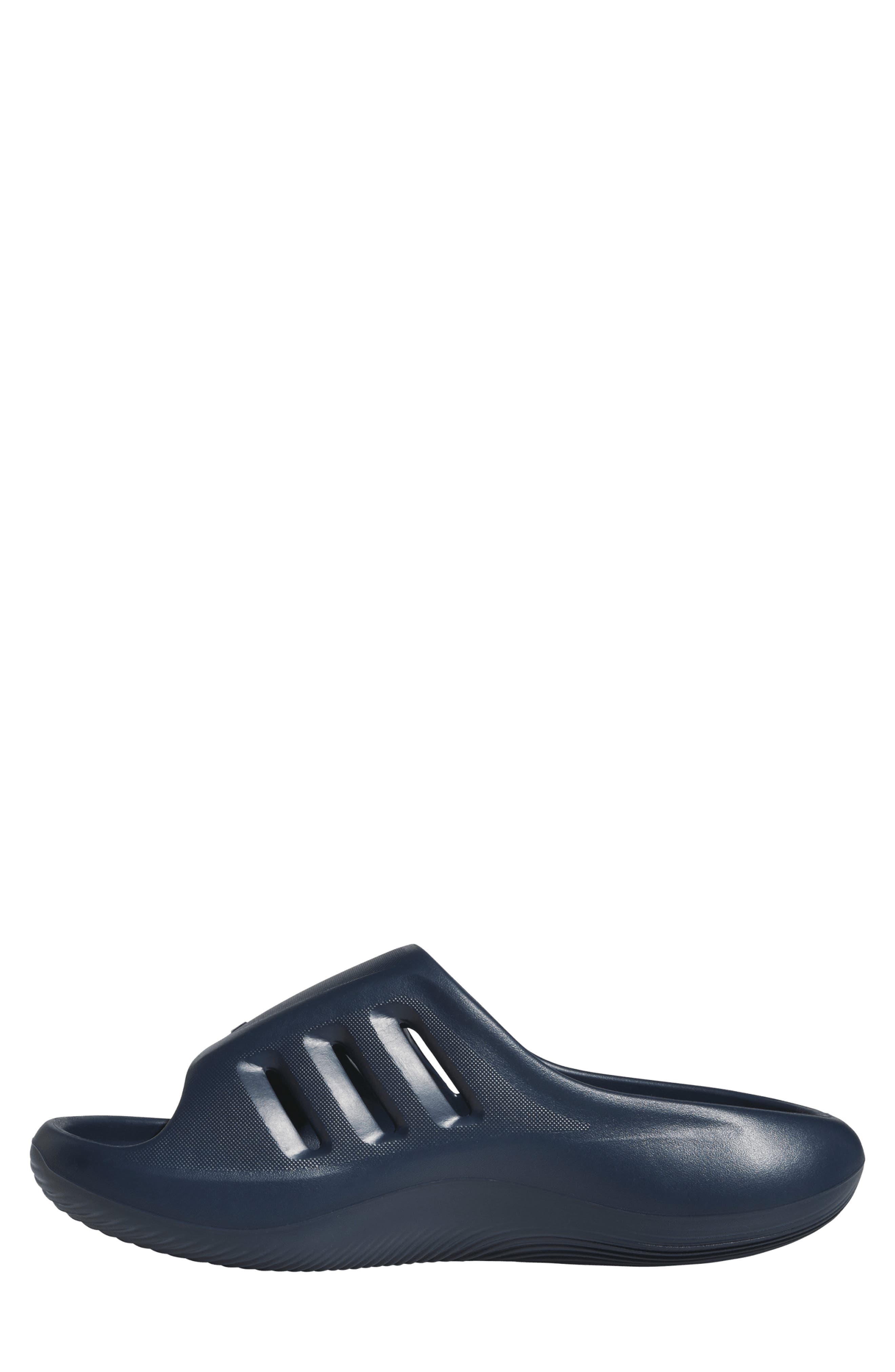 adidas Gender Inclusive Adifom Iiinfinity Slide Sandal, Alternate, color, Navy/ Navy/ Navy