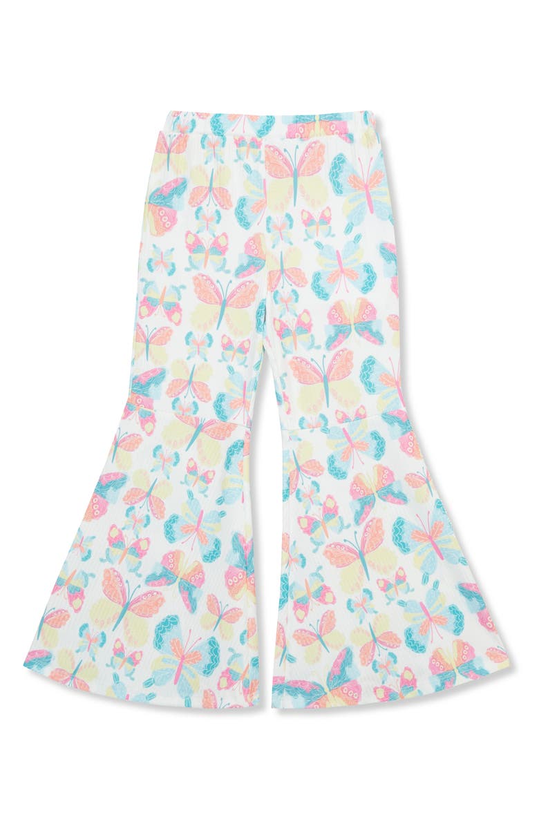 Peek Aren't You Curious Kids' Butterfly Flare Pants, Alternate, color, 