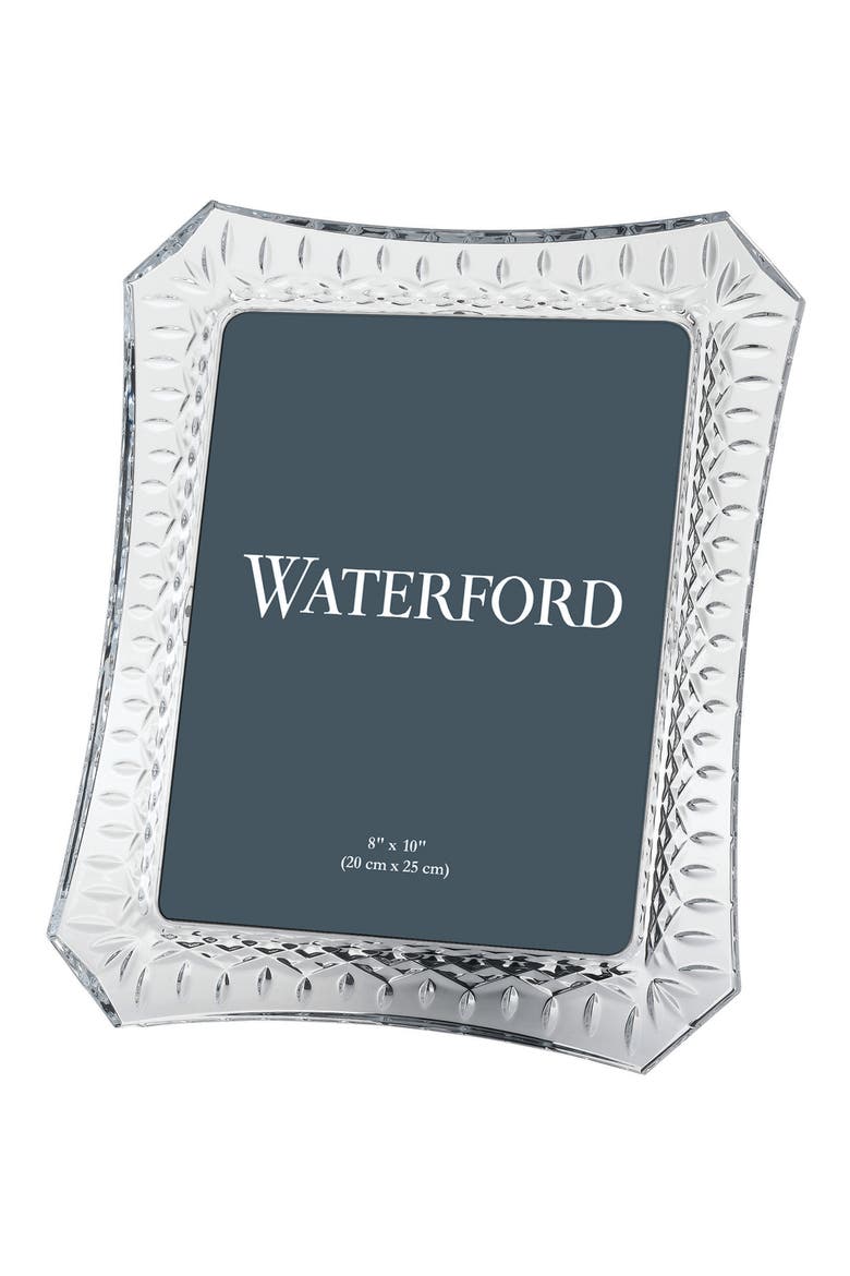 Lismore Lead Crystal Picture Frame, Alternate, color, CLEAR