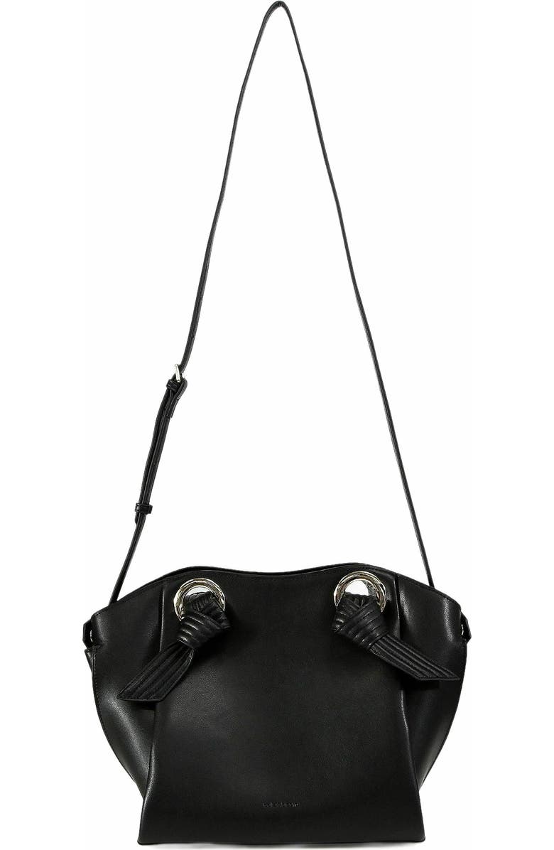 Belle & Bloom Heart Of Gold Leather Shoulder Bag, Alternate, color, Black