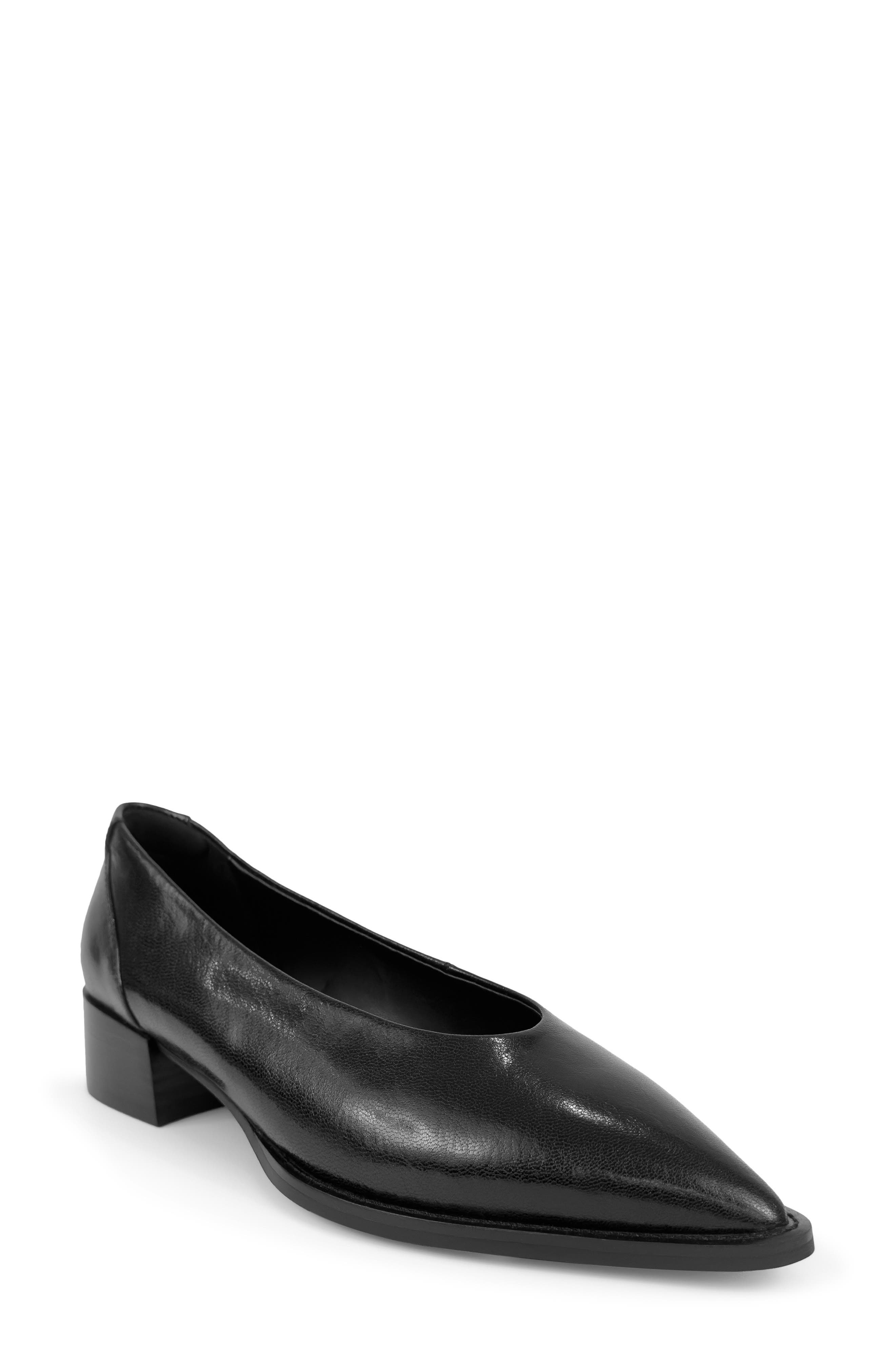 Aerosoles Mide Pointed Toe Pump, Main, color, Black Leather