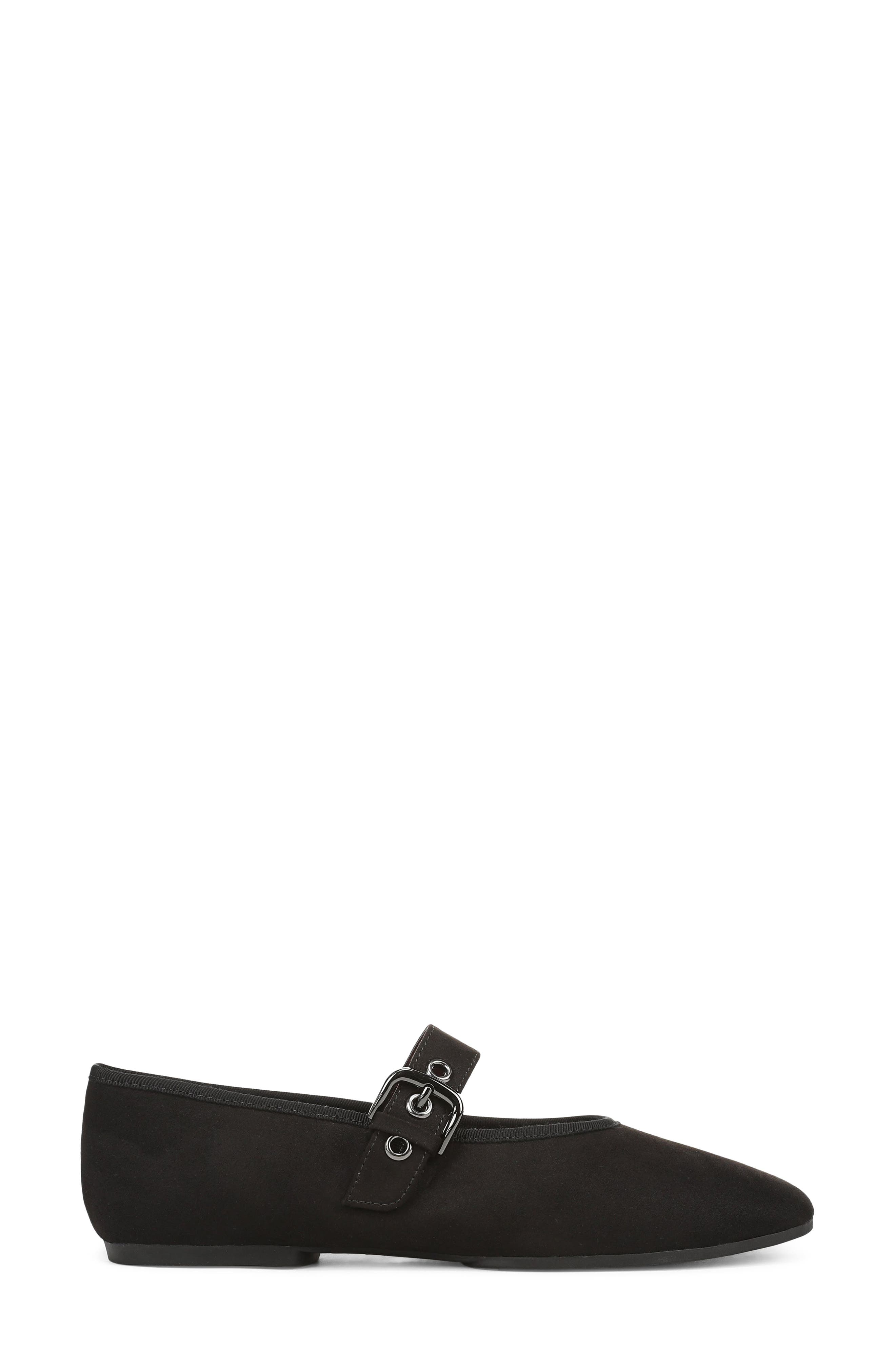 Onora Mary Jane Flat, Alternate, color, BLACK