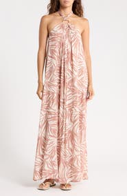Elan Maxi Halter Cover-Up