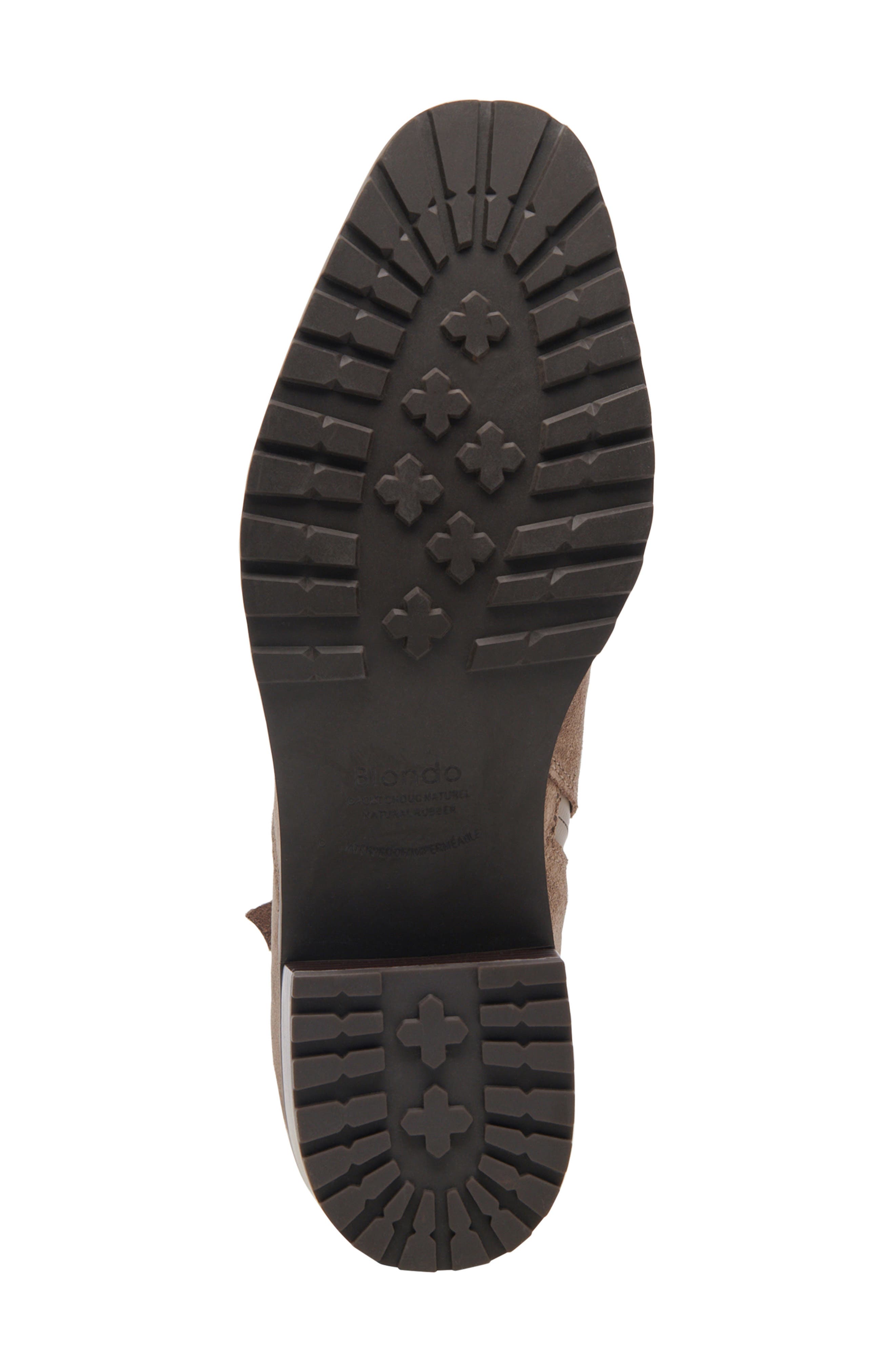 Strax Waterproof Leather Bootie, Alternate, color, TAUPE SUEDE