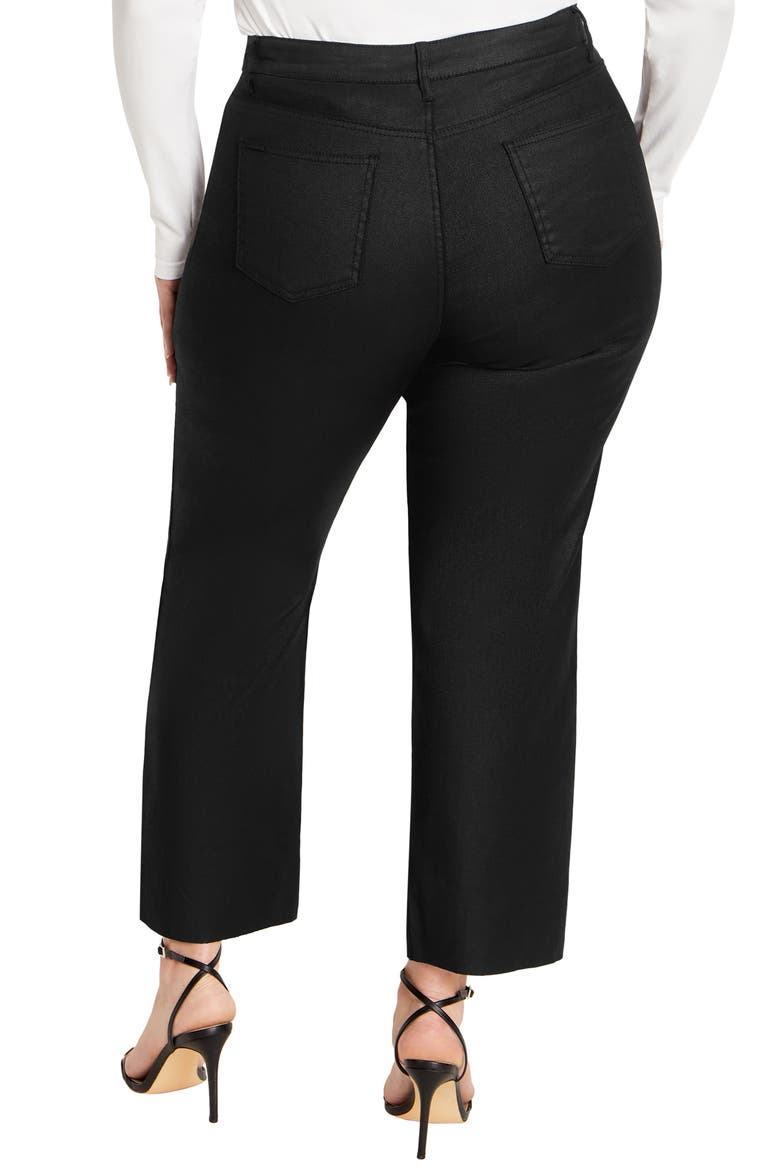 Harley Fit High Waist Coated Jean, Alternate, color, BLACK