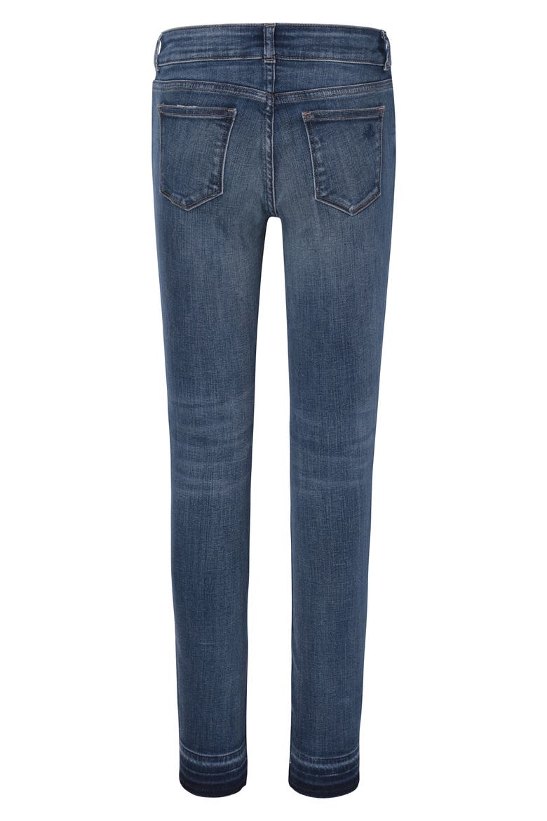 Distressed Skinny Jeans, Alternate, color, PRESTON