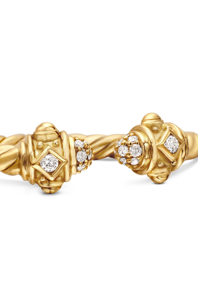 David Yurman Renaissance Ring in 18K Gold with Diamonds, Alternate, color, Gold