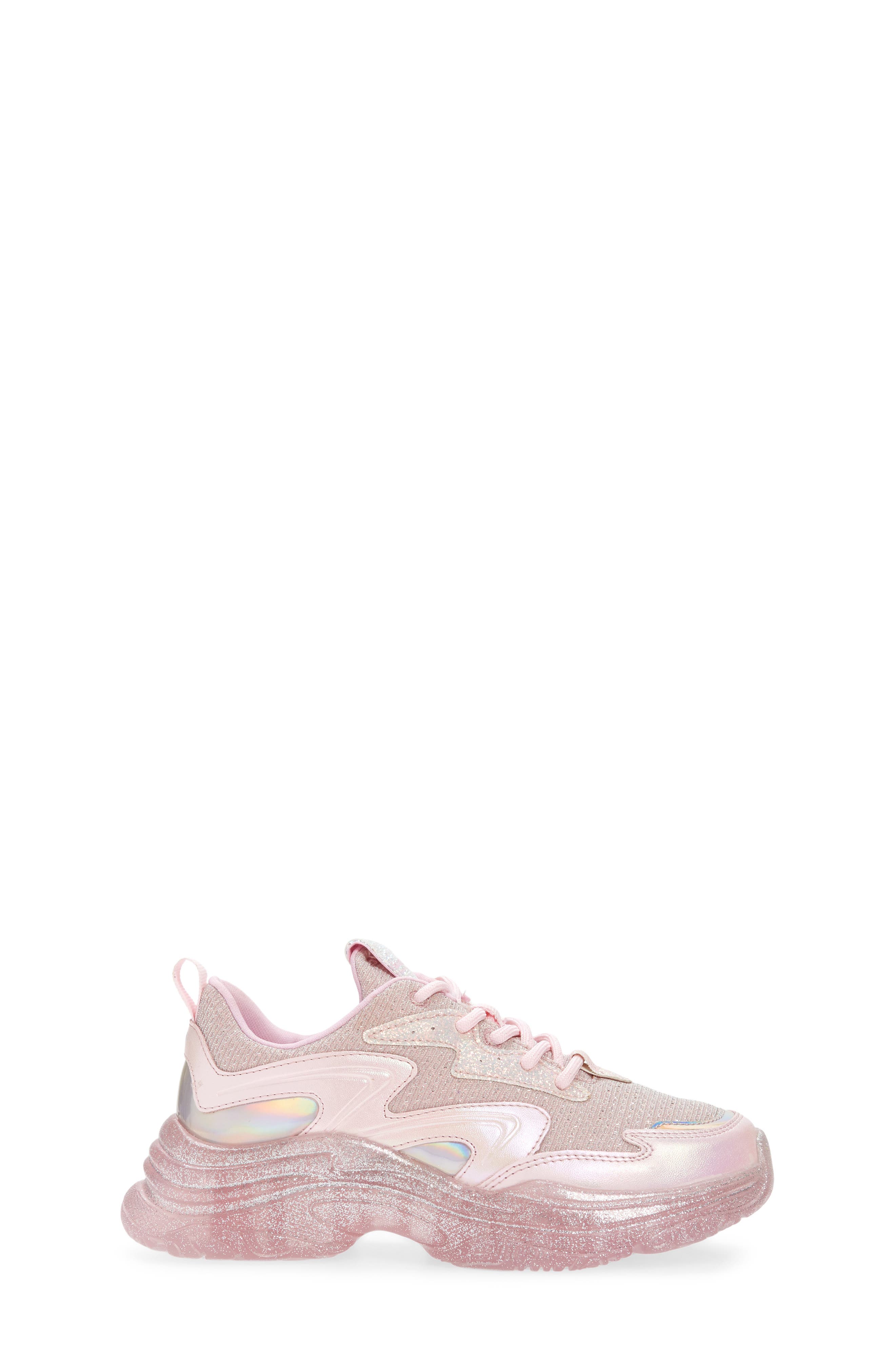 SKECHERS Prismatic Glitter Sneaker, Alternate, color, Light Pink/ Multi