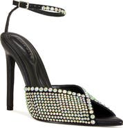 AZALEA WANG Quarinii Ankle Strap Pointed Toe Sandal