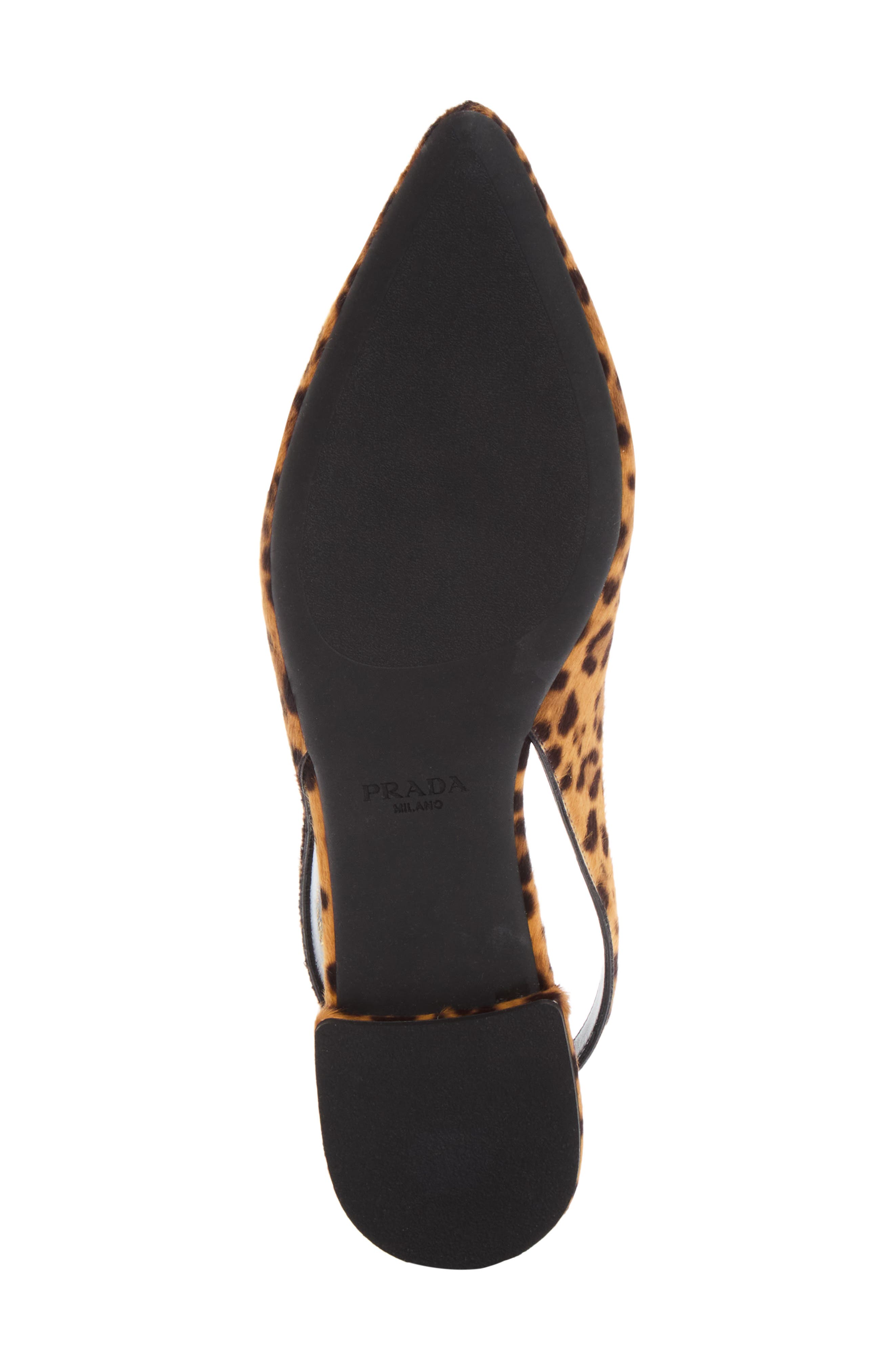 Genuine Calf Hair Slingback Flat, Alternate, color, MIELE