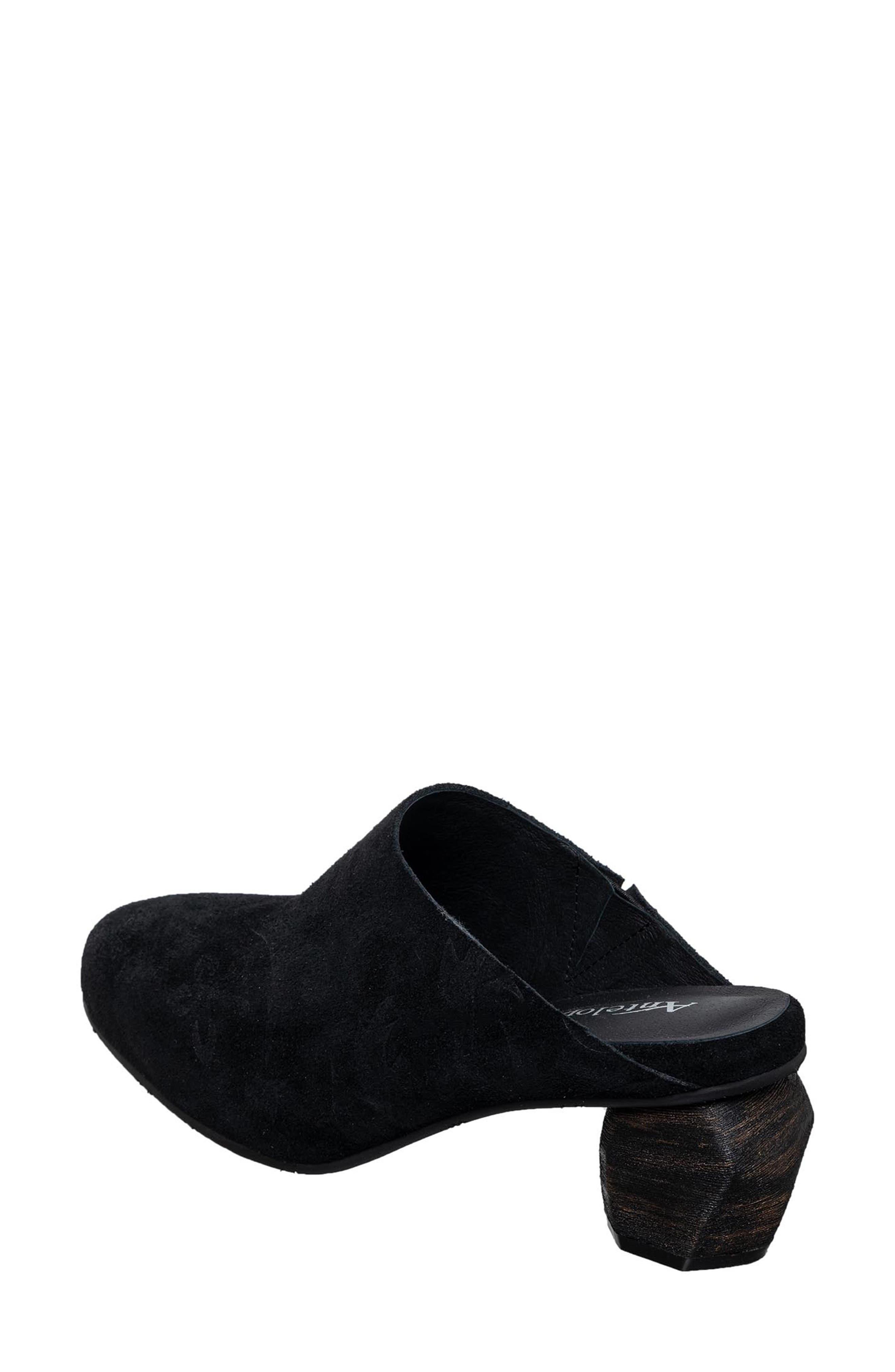 ANTELOPE Peni Mule, Alternate, color, Black Suede