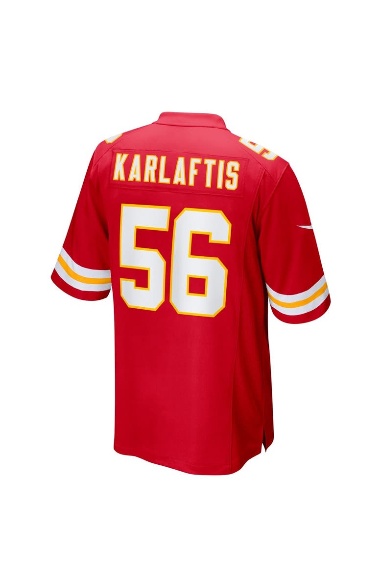 Nike Men's Nike George Karlaftis Red Kansas City Chiefs Player Game Jersey, Alternate, color, Red