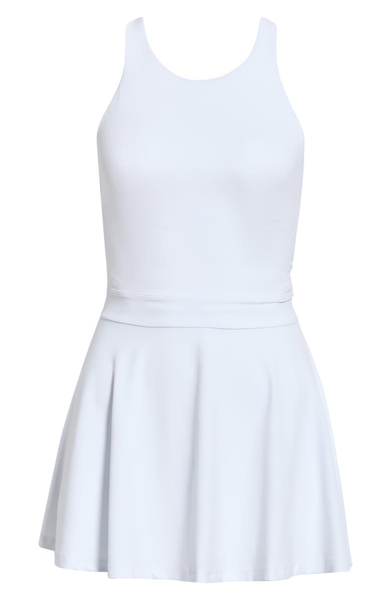Beyond Yoga Sport Active Ace Pleated Dress with Built-In Shorts, Alternate, color, White