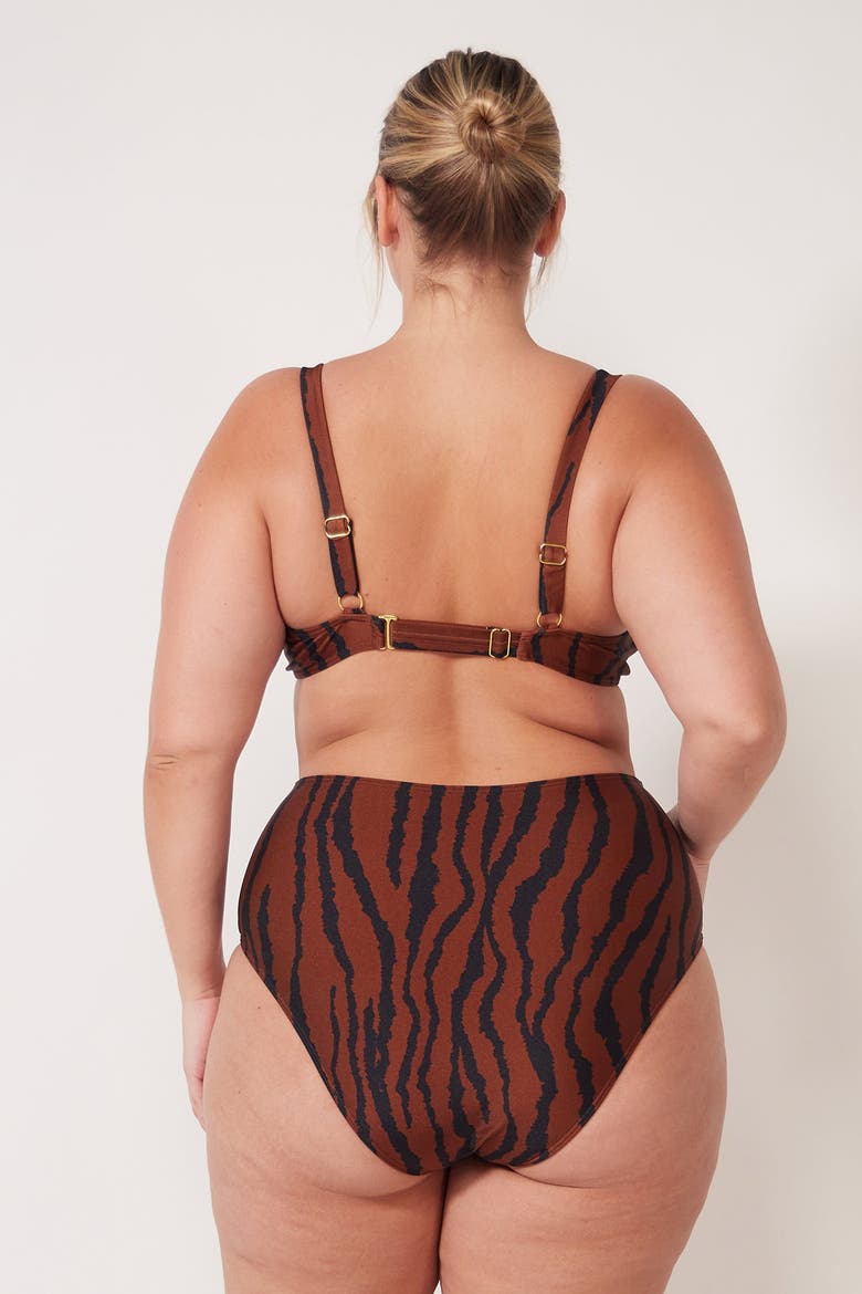 Blake Bikini Swim Bottoms, Alternate, color, Sahara