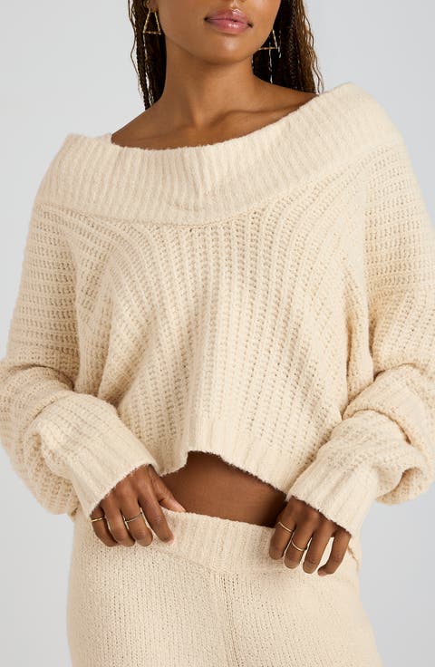 Open Back Reversible Sweater