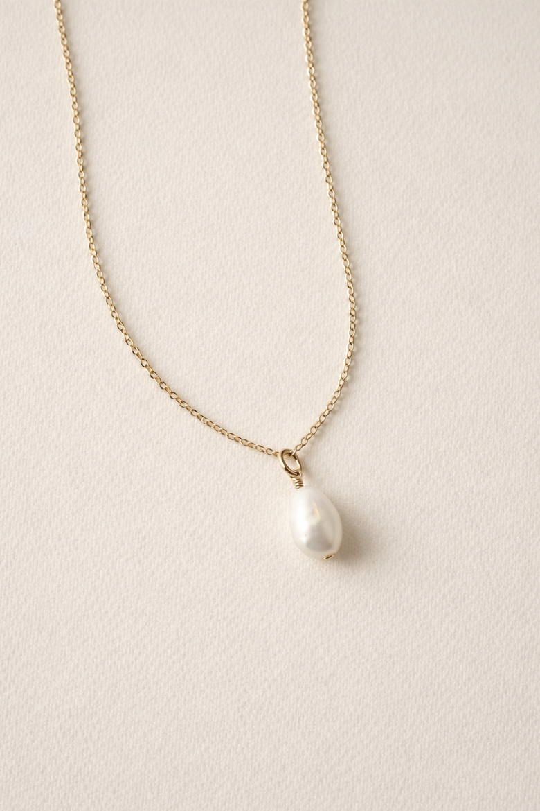 Baroque Pearl Necklace, Alternate, color, 14k Gold Fill - 18-20"