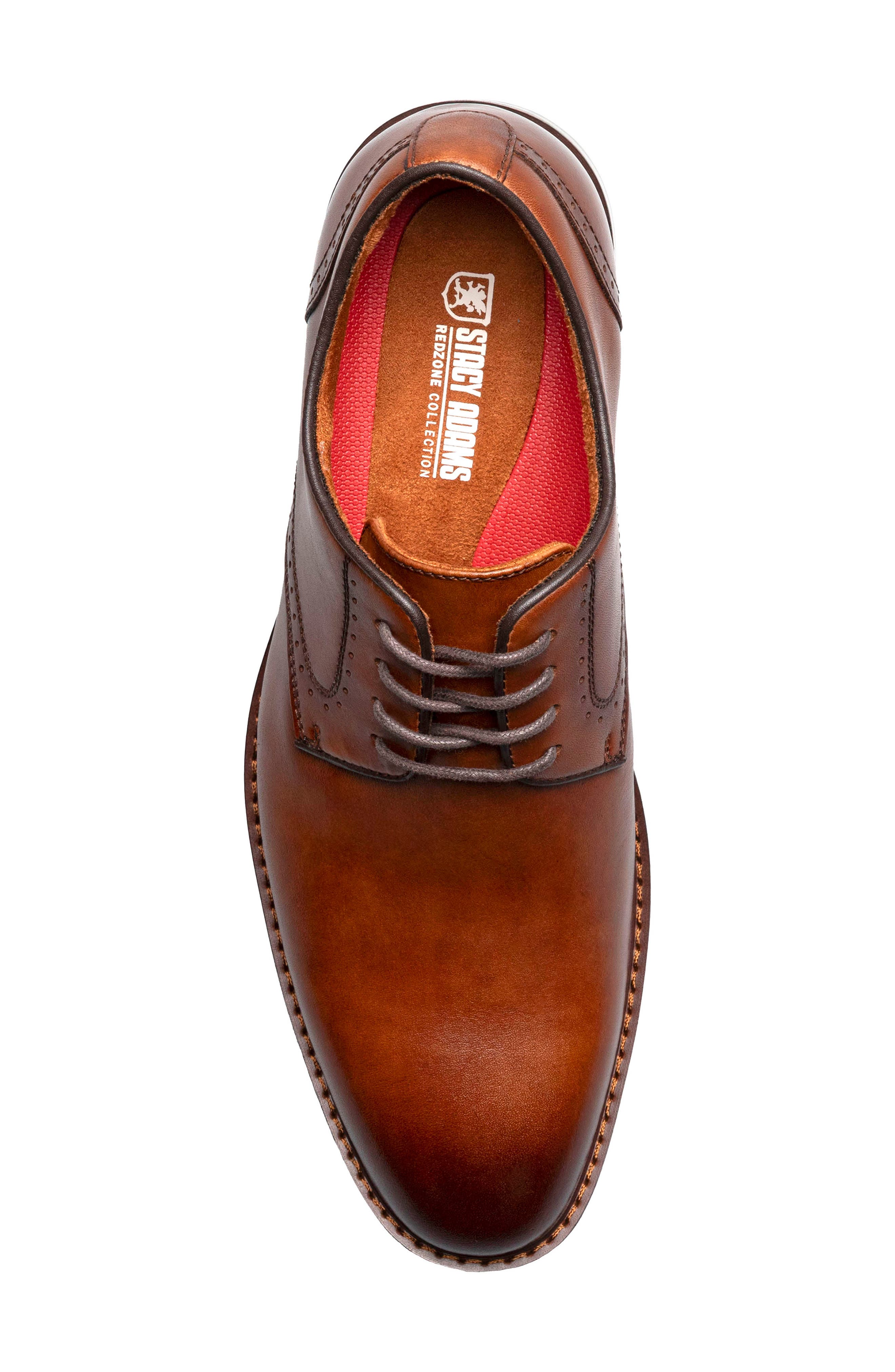 Benson Plain Toe Derby, Alternate, color, BRANDY