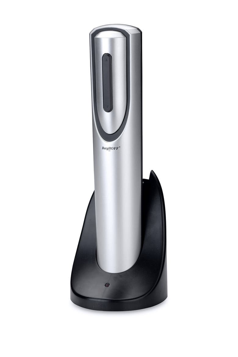 Gemini's Black Rechargeable Electric Wine Opener, Alternate, color, BLACK