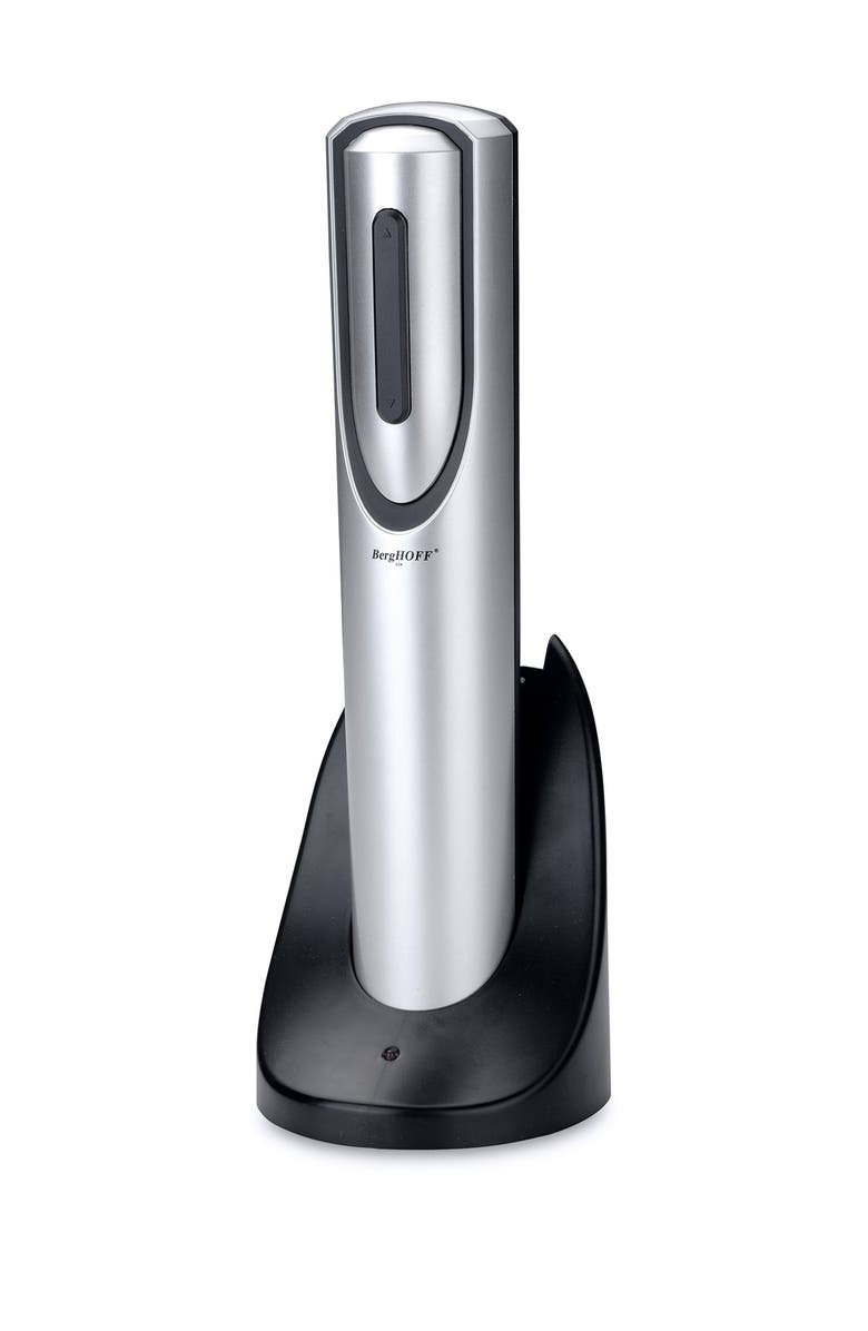 BergHOFF Gemini's Black Rechargeable Electric Wine Opener, Alternate, color, Black