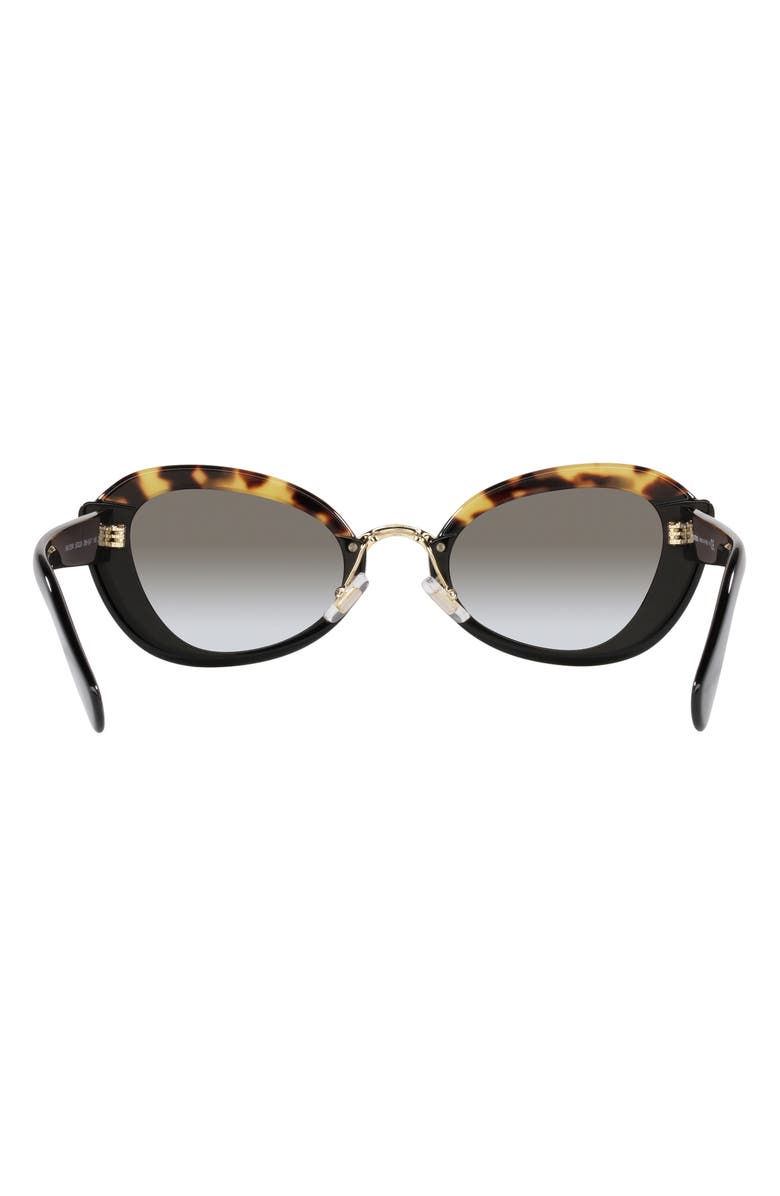 Miu Miu 53mm Butterfly Sunglasses, Alternate, color, 