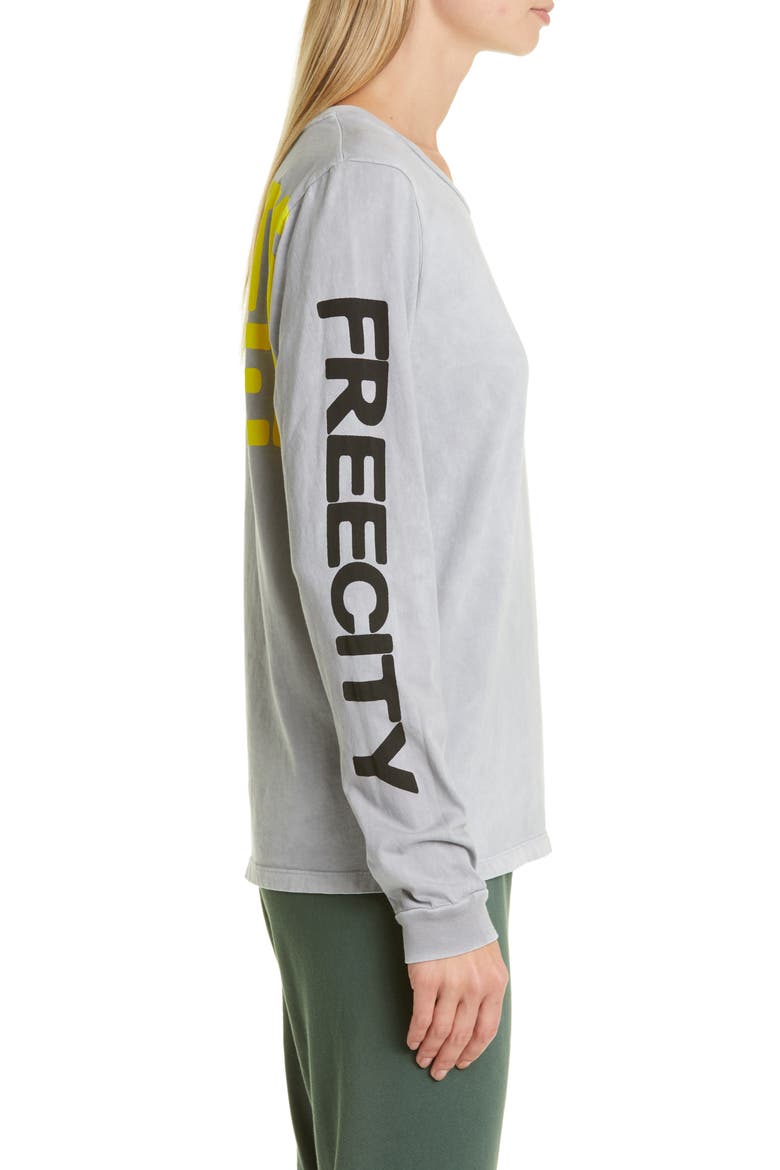 Artists Wanted Long Sleeve Cotton Graphic Tee, Alternate, color, SILVEROCK