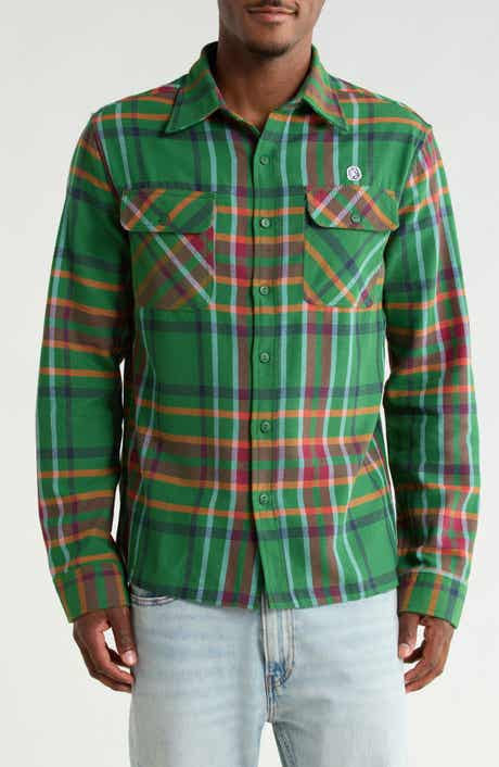 Billionaire Boys Club BB Moonshot Plaid Cotton Buttoin-Up Shirt