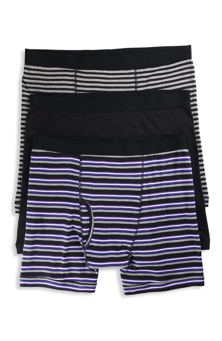 Harbor Bay by DXL Big & Tall 3-pk Boxer Briefs, Main, color, 