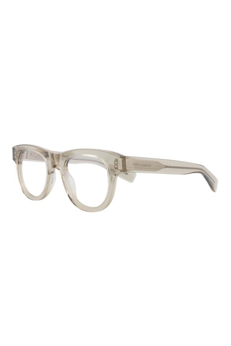 49mm Round Optical Frames, Alternate, color, BEIGE BEIGE TRANSPARENT