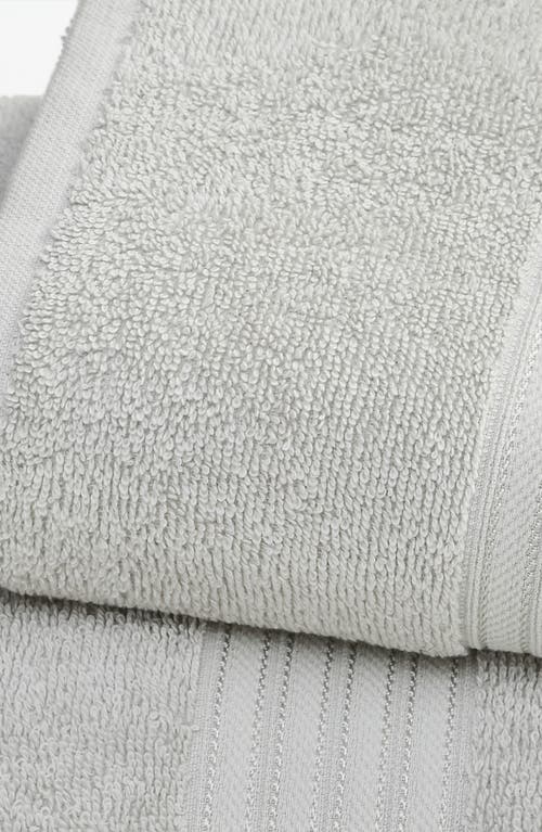Woven & Weft Quick-dry Cotton 4-pack Bath Towel Set In Gray