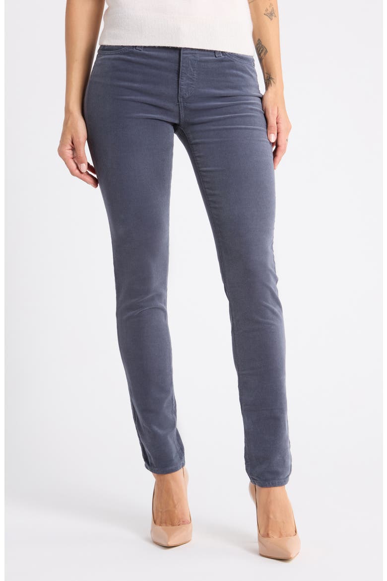 Prima Corduroy Skinny Pants, Main, color, BLUE NOTE