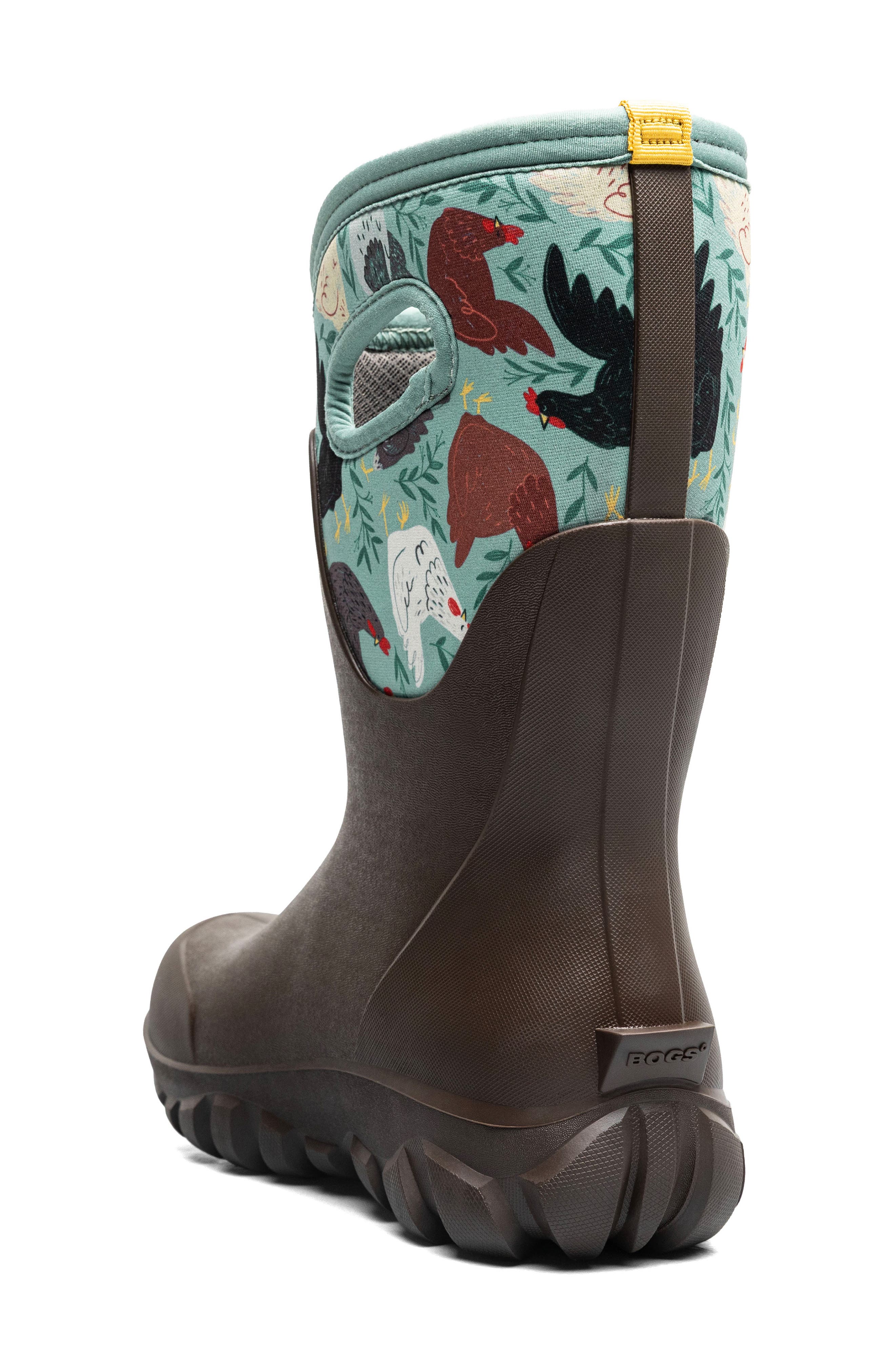 Classic Seamless Mid Waterproof Boot, Alternate, color, CHOC MULTI