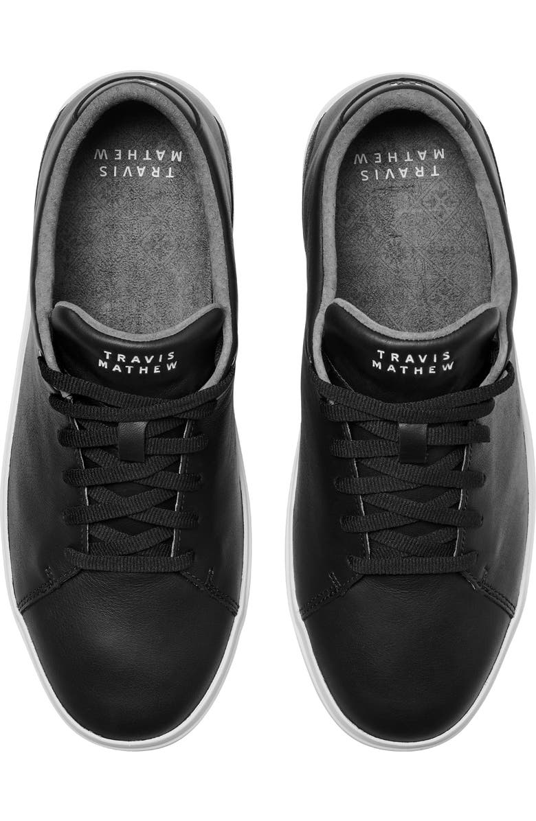TravisMathew The Modern Cup Sneaker, Alternate, color, Black