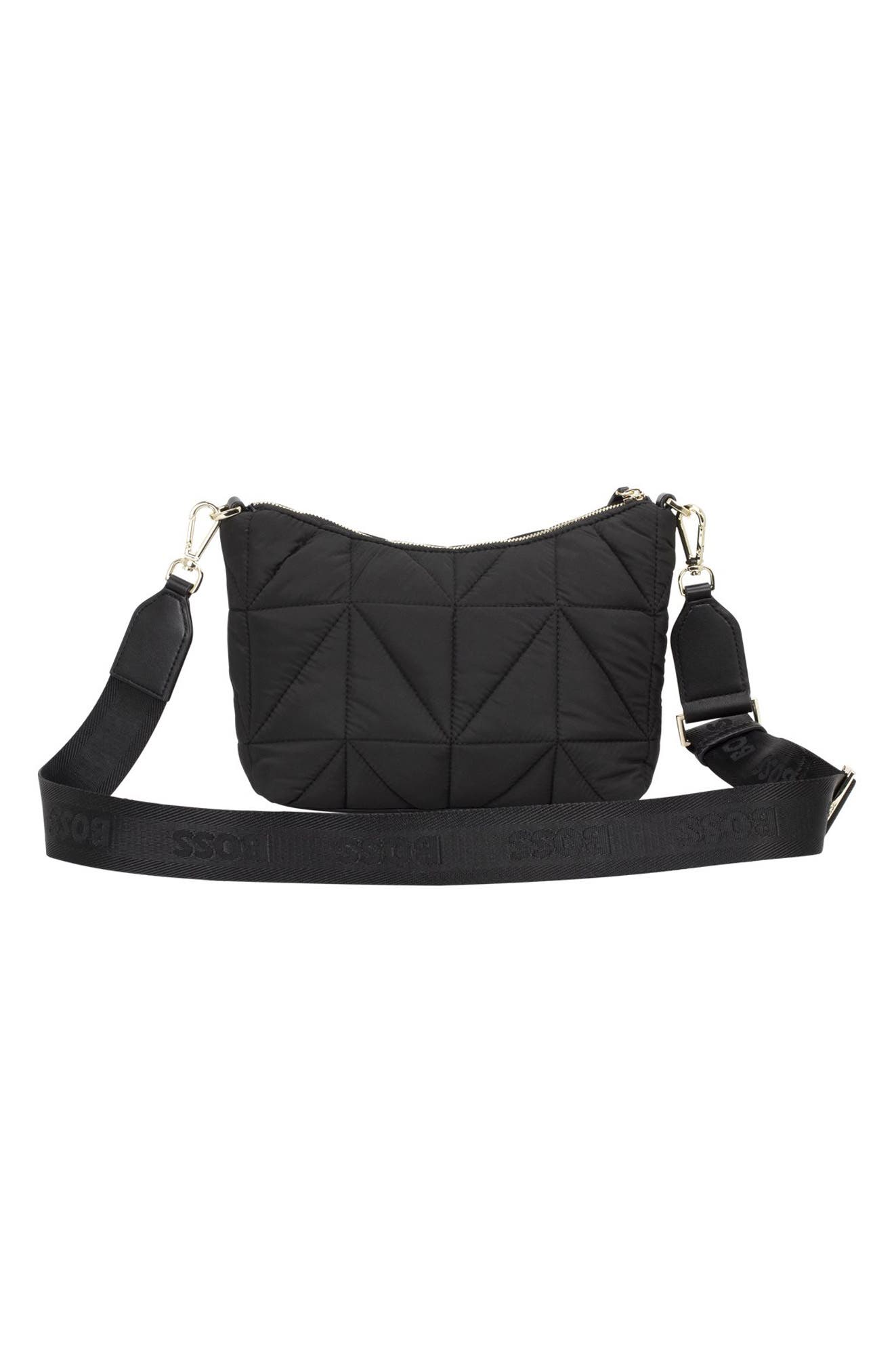 HUGO Palmah Quilted Crossbody Bag, Alternate, color, 
