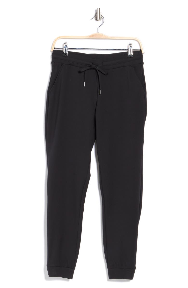 90 DEGREE BY REFLEX Hampton Pocket Interlock Joggers, Main, color, Black