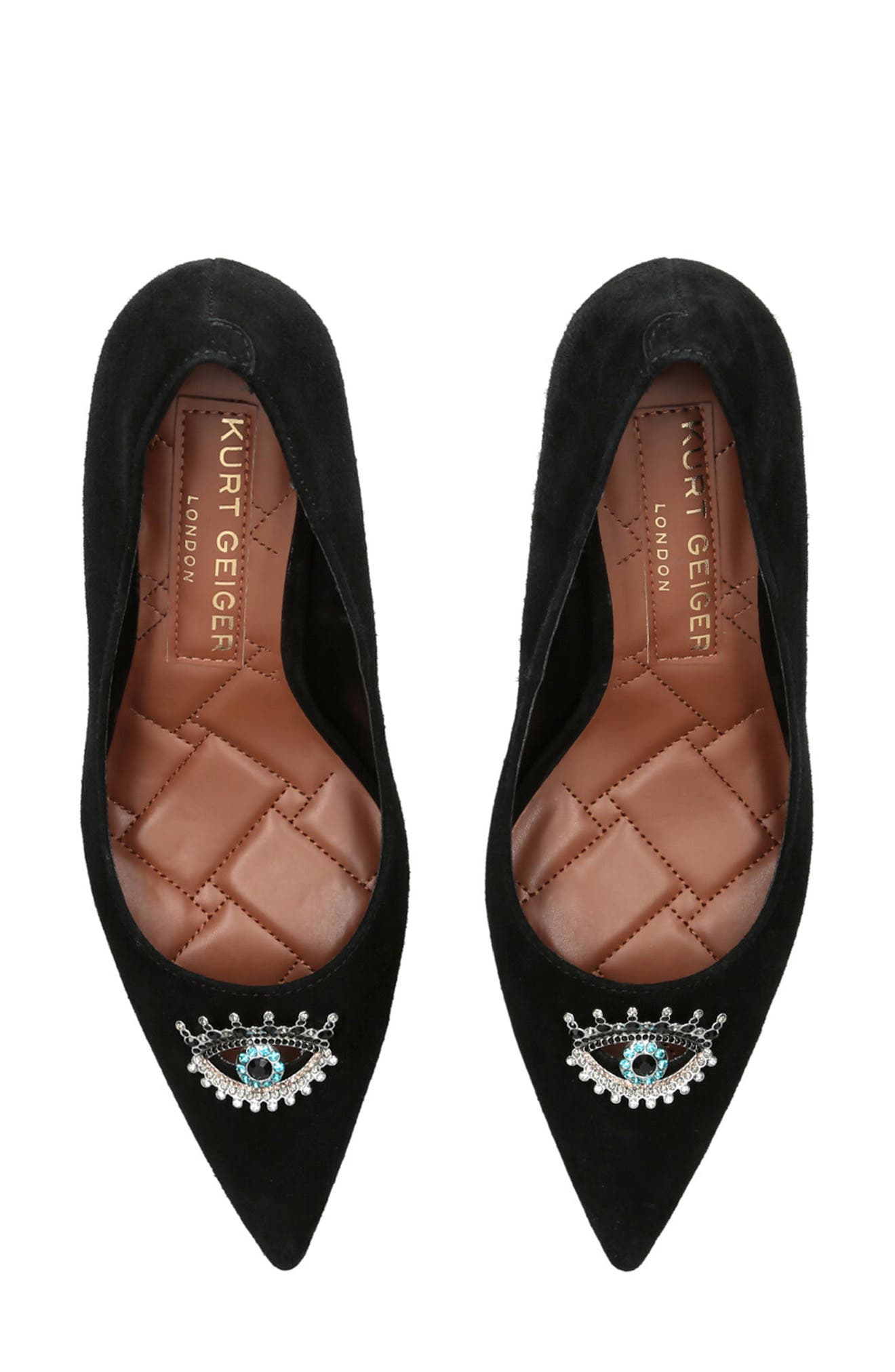 Kurt Geiger London Belgravia Evil Eye Pointed Toe Pump, Alternate, color, 