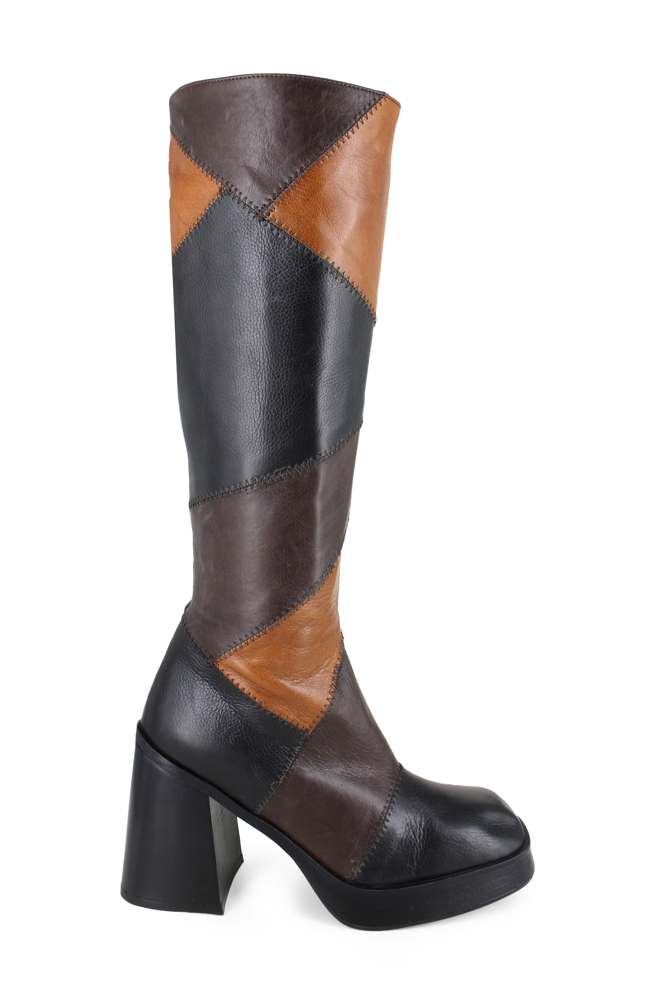 ZIGI Leilani Knee High Boot, Alternate, color, Black